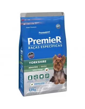 Ração Premier Raças Específicas Cães Adultos Yorkshire 1kg