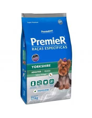 Ração Premier Raças Específicas Cães Adultos Yorkshire 7,5kg