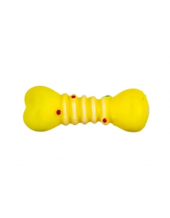 Brinquedo Pet Works Halteres de Vinil Anilhado para Cães (Cores Sortidas)