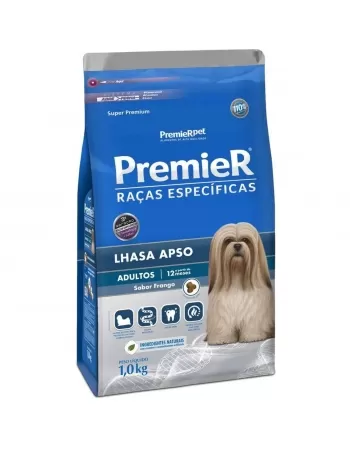 Ração Premier Raças Específicas Cães Adultos Lhasa Apso 1kg