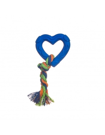 Brinquedo Pet Works Looney Tunes Mordedor Argola Coração com Corda 7cm (Sortido)