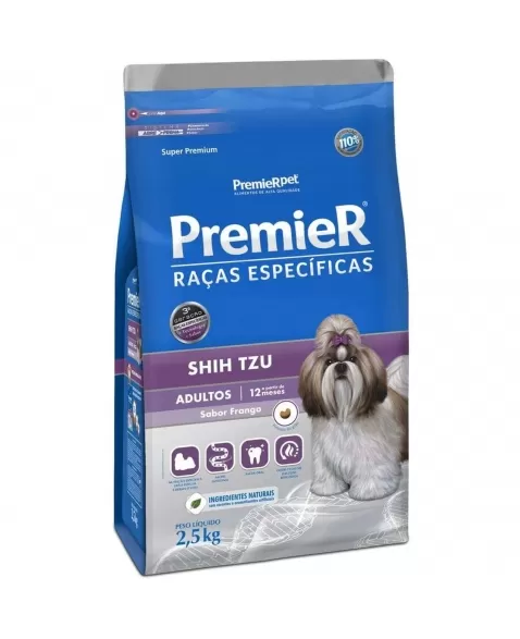 Ração Premier Raças Específicas Cães Adultos Shih Tzu 2,5kg