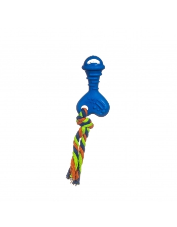 Brinquedo Mordedor Osso com Puxador e Corda Looney Tunes Pet Works 10cm Sortido 1 Unidade 