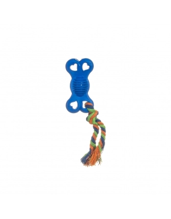 Brinquedo Mordedor Osso com Corda Pet Works 10cm Sortido 1 Unidade 