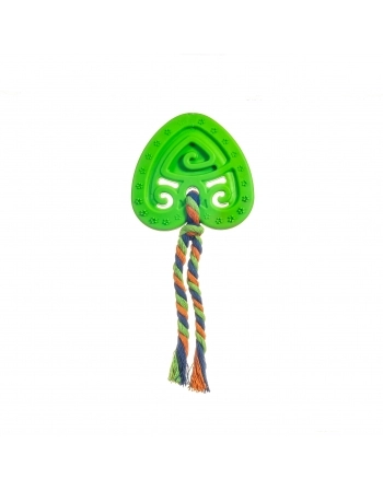 Brinquedo Mordedor Coração com Corda Pet Works 10cm Sortido 1 Unidade