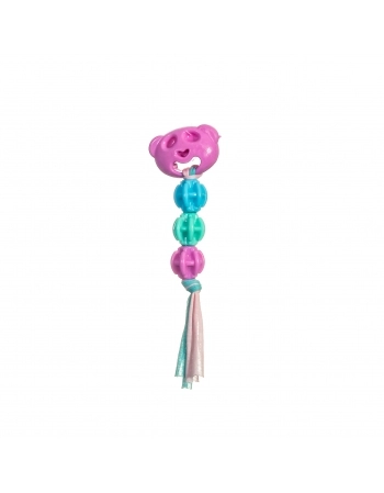 Brinquedo Pet Works Macaco de Pelúcia com Corda para Cães 13,5cm (Cores Sortidas)