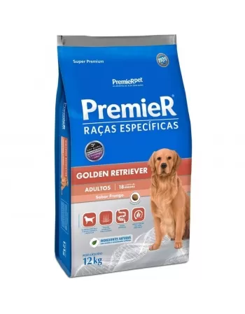 Ração Premier Raças Específicas Cães Adultos Golden Retriever 12kg