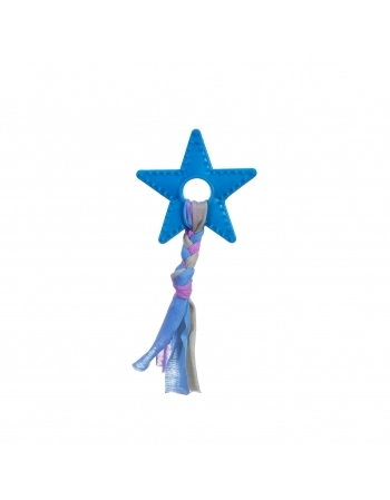 Brinquedo Mordedor Estrela com Corda Pet Works 9,3cm Sortido 1 Unidade