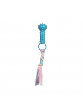 Brinquedo Mordedor Osso Cravo com Corda Pet Works 3cm Sortido 1 Unidade