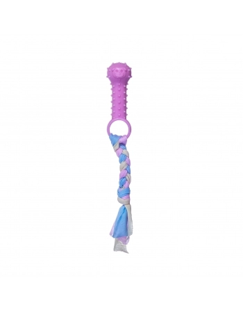 Brinquedo Mordedor Osso Cravo com Corda Pet Works 3cm Sortido 1 Unidade
