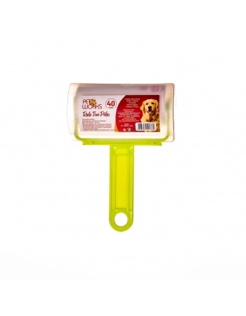 Rolo Tira Pelos Pet Works 40 Folhas para Roupas e Sofás