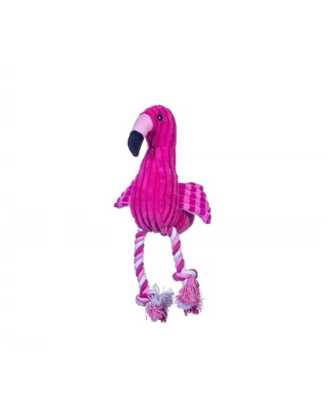 Brinquedo Pet Works Flamingo C/ Corda 20cm