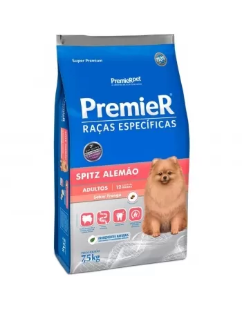 Ração Premier Raças Específicas Cães Adultos Spitz Alemão 7,5kg