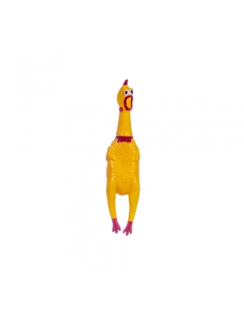 Brinquedo Mordedor Galinha para Cães com Som - 41cm