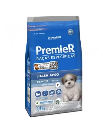 Ração Premier Raças Específicas Cães Filhotes Lhasa Apso 2,5kg