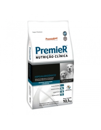Ração Premier Nutrição Clínica Hipoalergênica para Cães Adultos de Médio e Grande Porte Sabor Frango 10,1kg