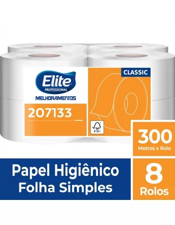 Elite Papel Higienico Rolo FS Classic 8x300M