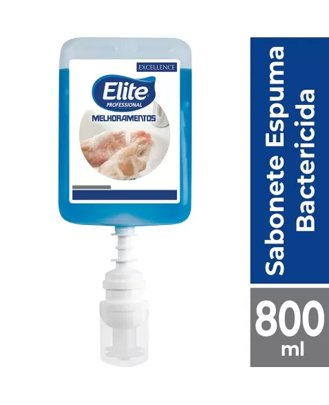 ELITE SABONETE ESPUMA BACT. QUARTERNARIO 5° GERAC 6X800ML