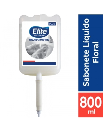 Sabonete Líquido Floral Elite Plus — Caixa com 6 Refis de 800 ml