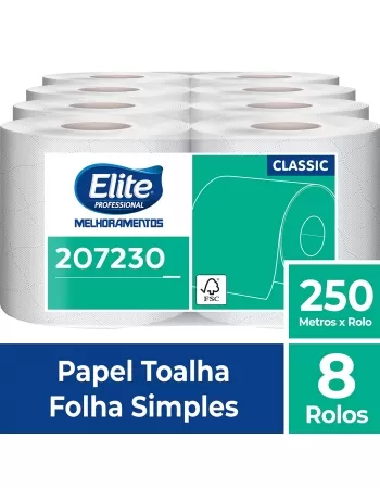 ELITE TOALHA DE PAPEL ROLO FS CLASSIC 8X250M