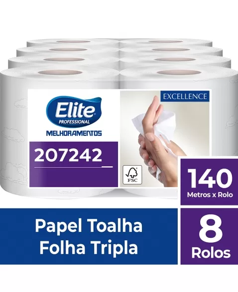 ELITE TOALHA DE PAPEL FT EXCELLENCE 8X140M