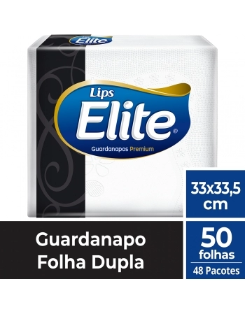 Guardanapo de Papel Elite Lips Excellence Grande 48 Pacotes com 50 Folhas
