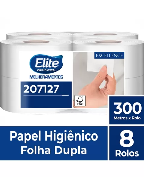 ELITE PAPEL HIGIENICO ROLO FD EXCELLENCE 8X300M