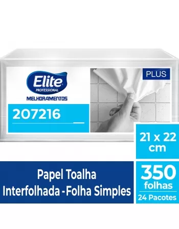 ELITE TOALHA DE PAPEL INTERFOLHADO FS CLASSIC 24X350 FOLHAS