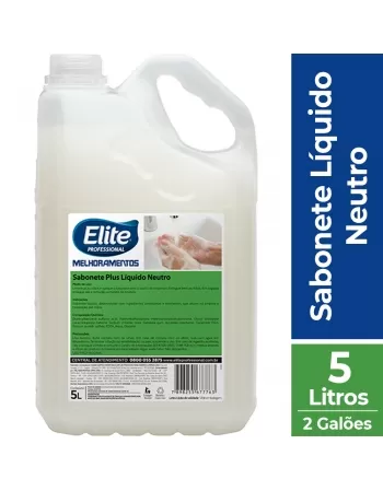 Elite Sabonete Liquido Galao Plus Neutro 2X5L