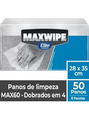 ELITE PANOS DOBRADOS EM 4 MAXWIPE MAX60 8PCTS X 50 PANOS