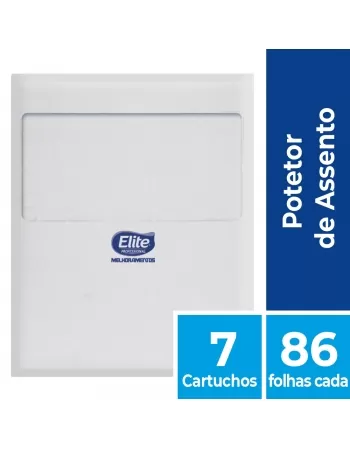 Elite Protetor de Assento Sanitario Melcover 7 Cartuchos x 86 Folhas