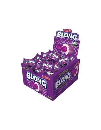 Chiclete Blong Uva Peccin 200g Display com 24 Unidades