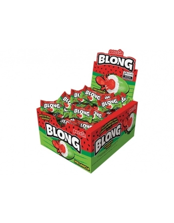 Chiclete Blong Melancia Peccin 200g Display com 24 Unidades