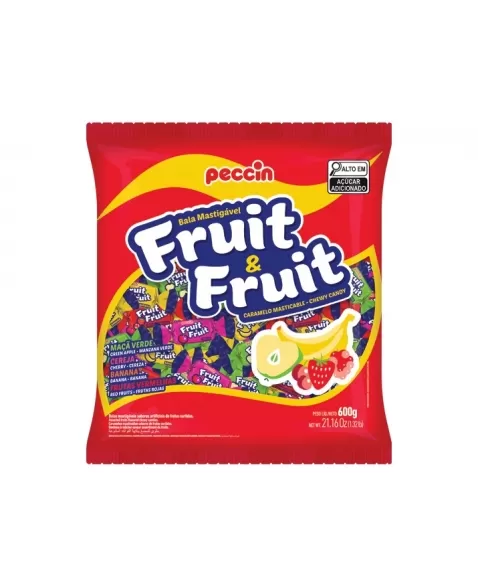 Bala Fruit E Fruit Sortida 26Pcx400G