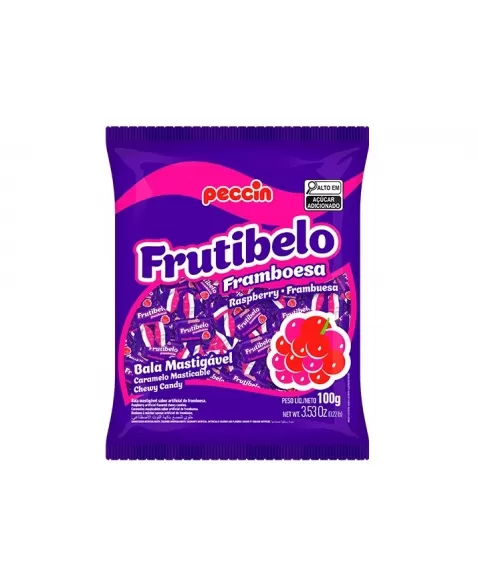 Bala Frutibelo Framboesa 32Pcx100G