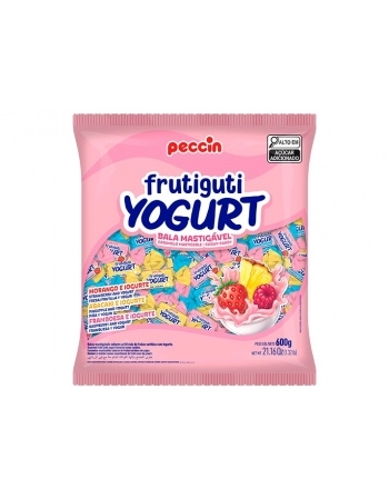 Bala Frutiguti Sortida Peccin 600g Pacote com 20 Unidades