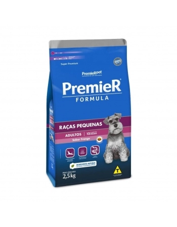 Ração Premier Fórmula para Cães Adultos Porte Pequeno Sabor Frango 2,5kg