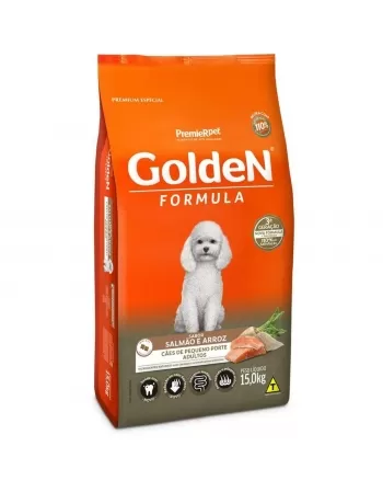 Ração Golden Fórmula Cães Adultos Porte Pequeno Salmão 15kg