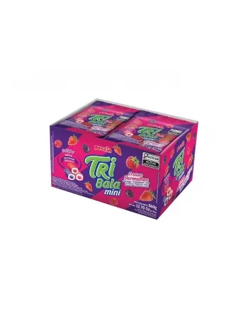 Bala Tribala Mini Frutas Vermelhas 12Dpx12Pcx30G