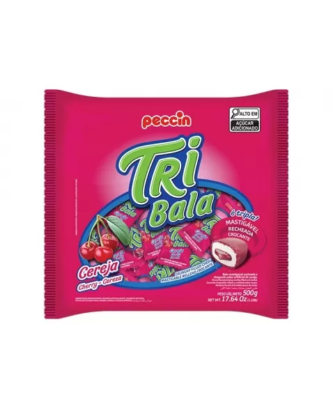 Bala Tribala Cereja 10Pcx500G