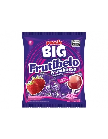 Pirulito Big Frutibelo Peccin 672g Pacote com 12 Unidades