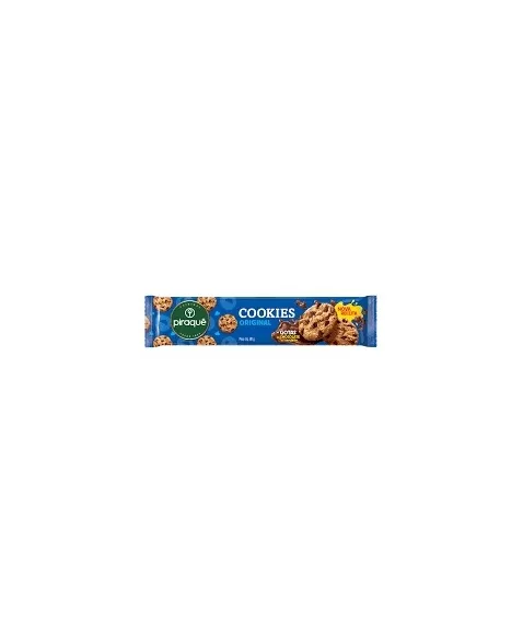 Biscoito Piraque Cookies Baunilha 40X80G