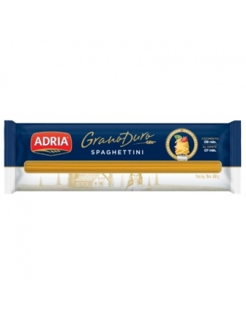 Massas Adria Grano Duro Spaghetti 500g Caixa com 24 Unidades