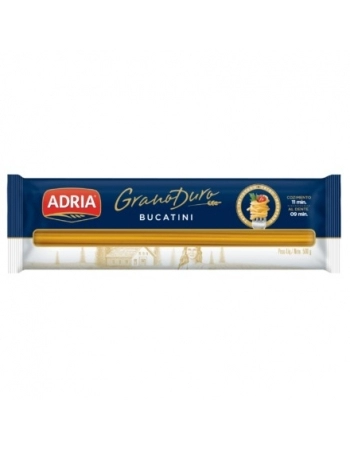 Massa Adria Grano Duro Bucatini 500g Caixa com 24 Unidades