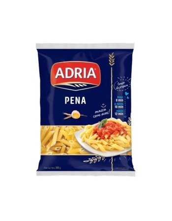 Macarrão com Ovos Pena Adria 500g Fardo com 20 Unidades