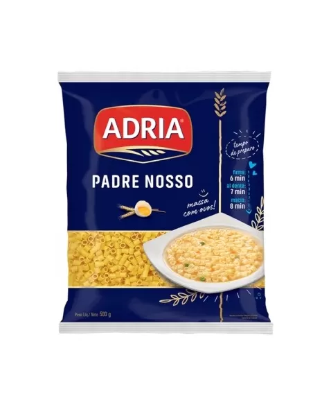 Massas Adria Com Ovos Padre Noss0 20X500