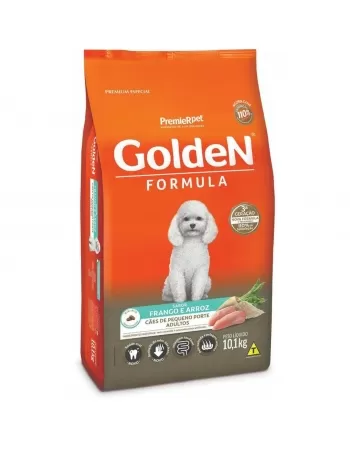 Ração Golden Fórmula Cães Adultos Porte Pequeno Frango & Arroz 10,1kg