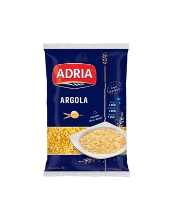 Macarrão com Ovos Argola Adria 500g Fardo com 20 Unidades
