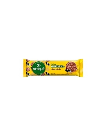 Biscoito Piraquê Maltado Coberto 80g Caixa com 40 Unidades