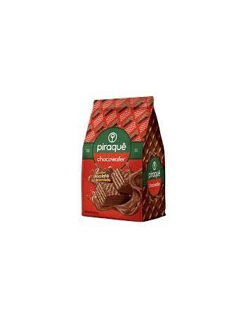 Biscoito Piraquê ChocoWafer Recheado Coberto com Chocolate 63g Caixa com 40 Unidades